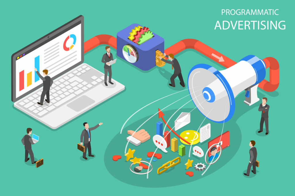 A concept image of Programmatic Advertising