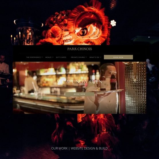 The Park Chinois website